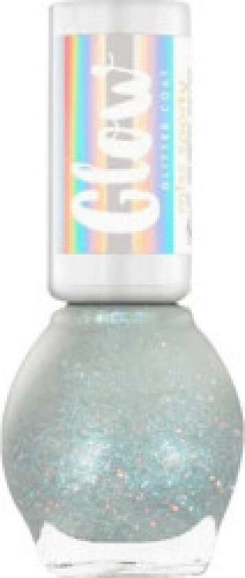 Sporty Glow Glitter Coat nail polish 020 Boreal Lights 7ml