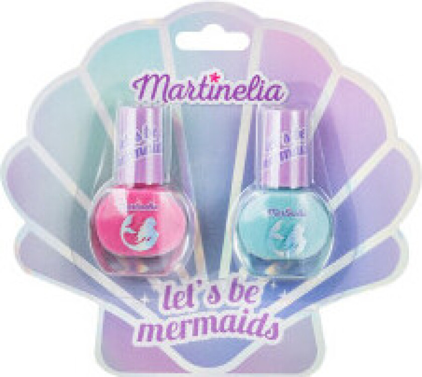 MARTINELIA SET Let's Be Mermaids nail polish 2 pcs.