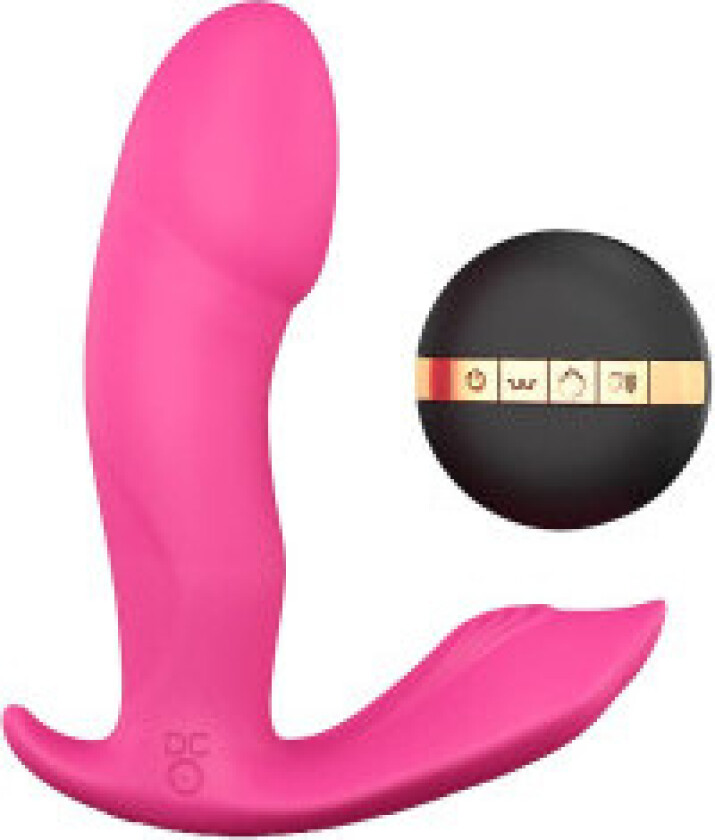 Dorcel Secret Clit G-spot stimulator with Magenta remote control