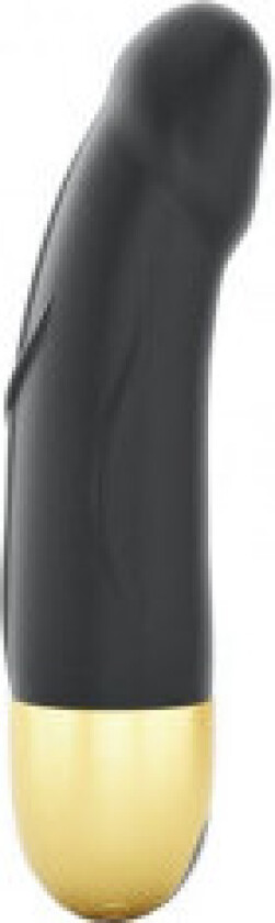 Dorcel Real Vibration S 2.0 vibrating dildo in size S Black & Gold