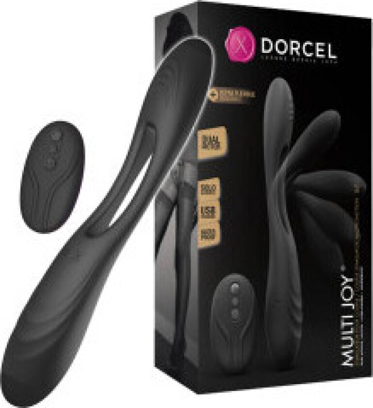Dorcel Mutli Joy multifunctional vibrator for couples Black