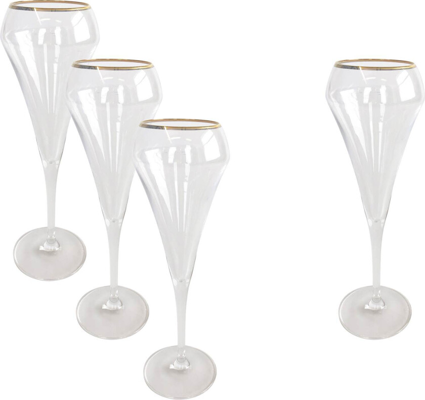 Open up champagneglass gull 20cl