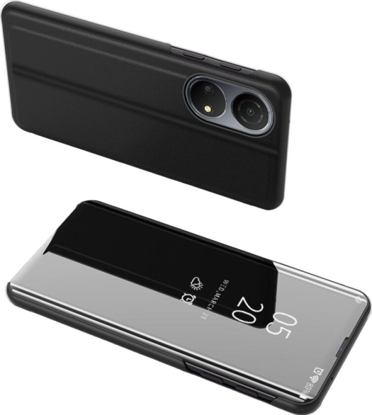 Clear View Case Etui Honor X7 / Honor Play 30 Plus Pokrowiec Z Klapk Svart