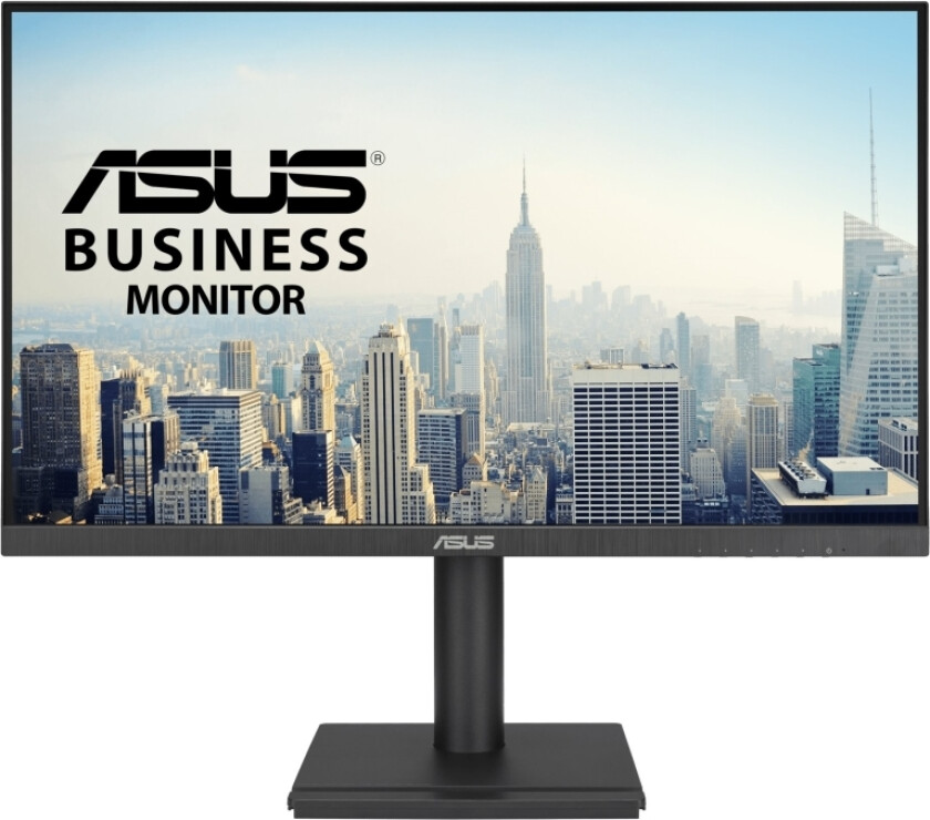 Asus Va27dqfs - Led-Skjerm - 27" - 1920 X 1080 Full Hd (1080P) @ 100 Hz - Ips - 300 Cd/M² - 1000:1 - 1 Ms - Hdmi, Vga, Displayport - Høyttalere - Sva