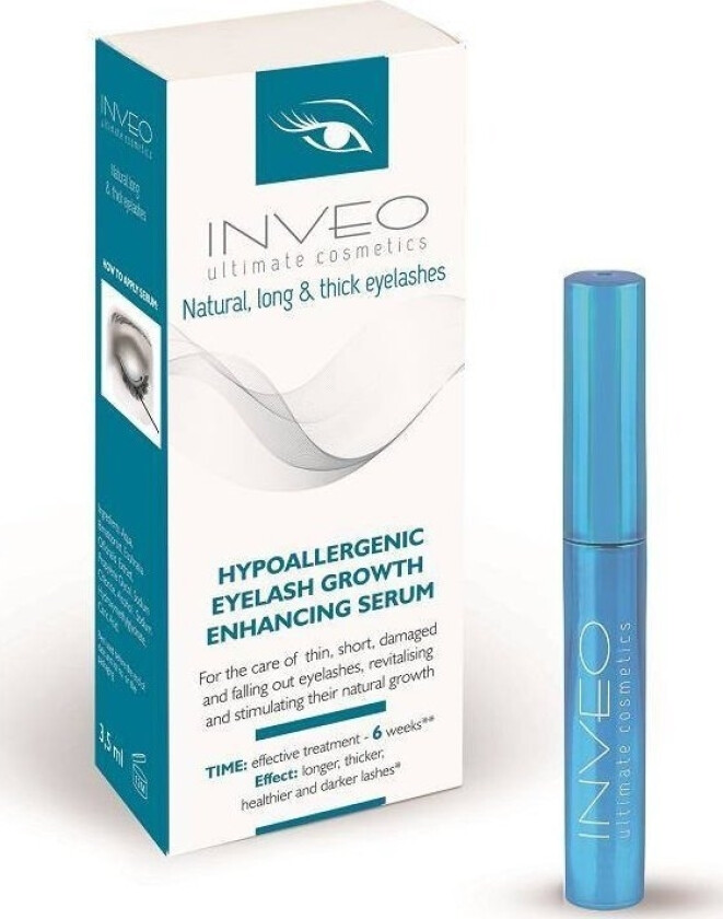 Inveo_Hypoallergenisk Revitaliserende Og Pleiende Vippeserum 3,5 Ml