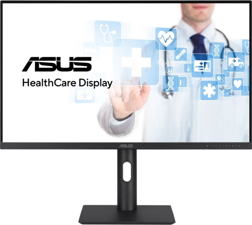 Asus Ha2741a - Led-Skjerm - 3.6Mp - Farge - 27" - 2560 X 1440 Qhd - Ips - 350 Cd/M² - 900:1 - 5 Ms - Hdmi, 2Xdisplayport, Usb-C - Svart