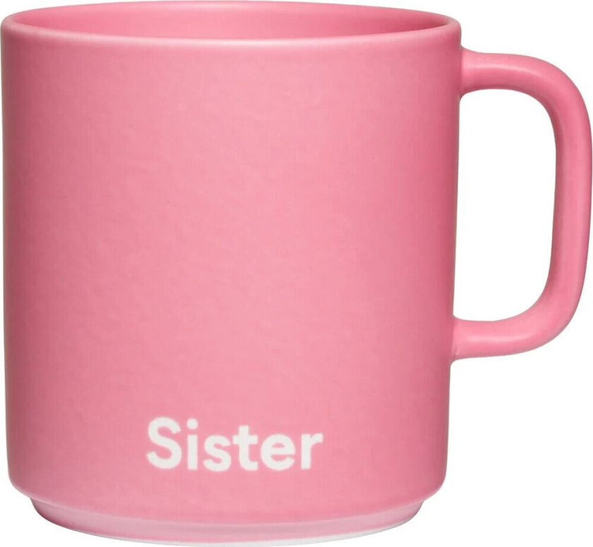 VIP favorittkopp med hank 25 cl Sister-pink
