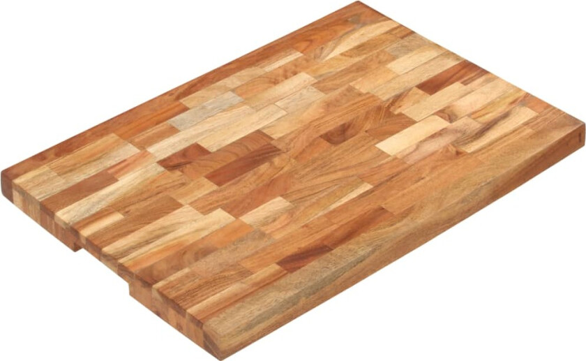 Skjærebrett 60x40x4 cm heltre akasie