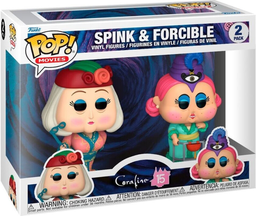 POP pack 2 figures Coraline Spink &, Forcible