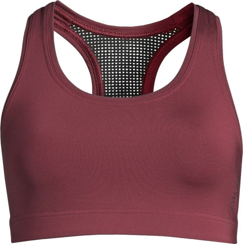 Women's Iconic Sports Bra Evening Red A/B XS