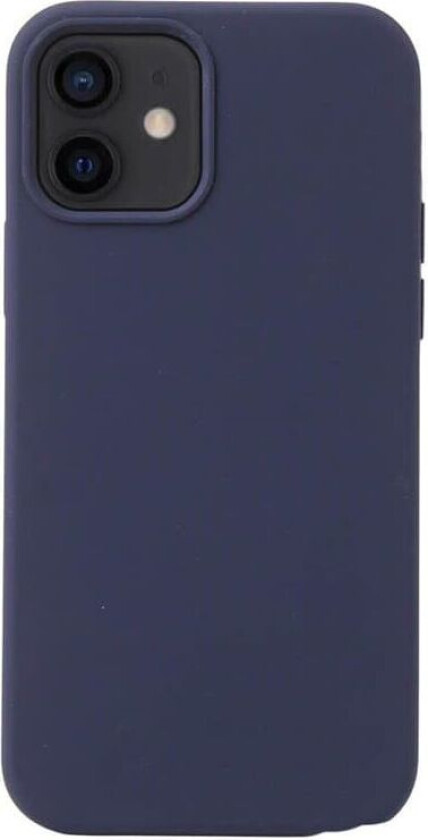 Liquid silikondeksel Apple iPhone 12 Mini - Mørke blå