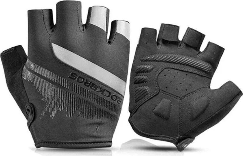 Rockbros Sklisikkere Sykkelhansker Uten Fingre M Sort