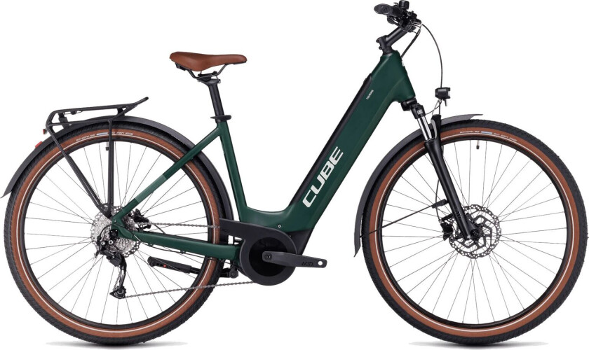 Cube Touring Hybrid One Easy Entry 625Wh 24/25, elsykkel, unisex Darkgreen´N´Green