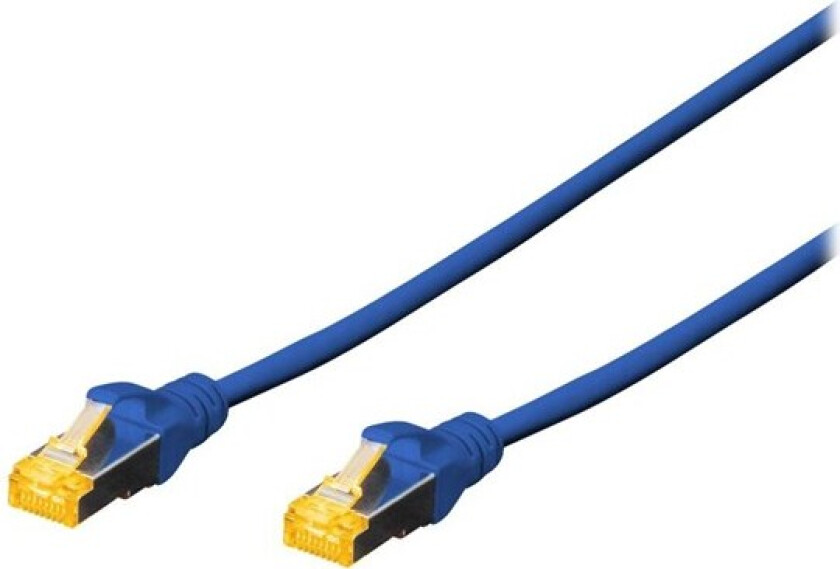 Professional patch cable - 25 cm - blue