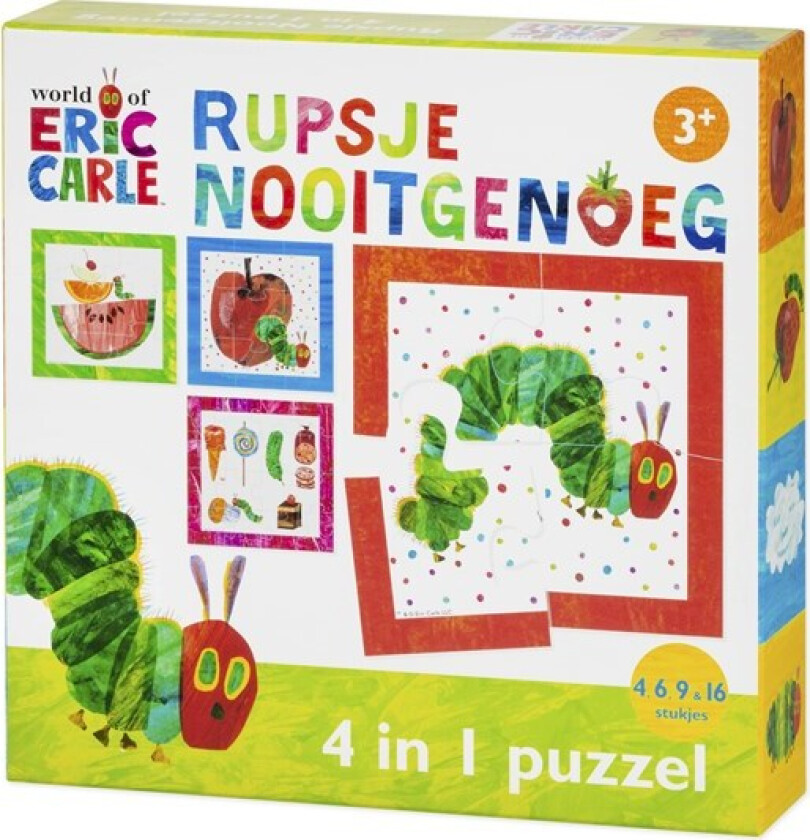 The Very Hungry Caterpillar 4-1 puzzel Gulv