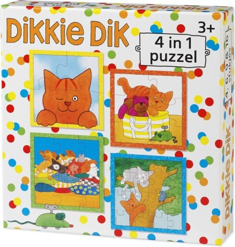 Dikkie Dik Puzzle 4in1 Gulv