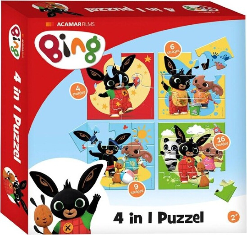 Bing Puzzle 4in1 Gulv
