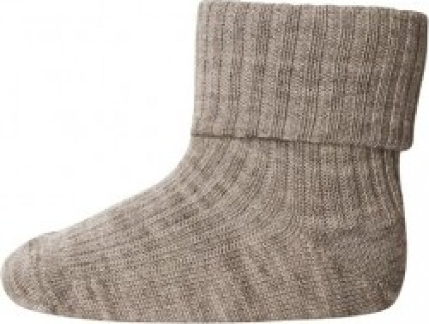 Baby Ankelsokker I Merinoull Med Oppbrett, Oeko-tex®