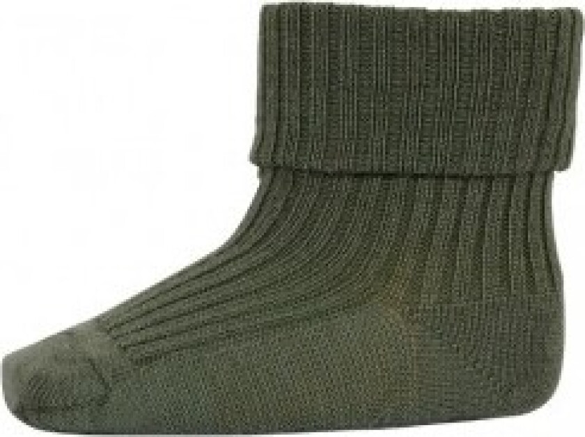 Bilde av Baby Ankelsokker I Merinoull Med Oppbrett, Oeko-tex®