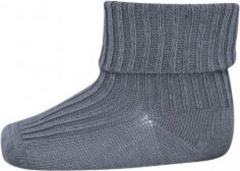 Baby Ankelsokker I Merinoull Med Oppbrett, Oeko-tex®