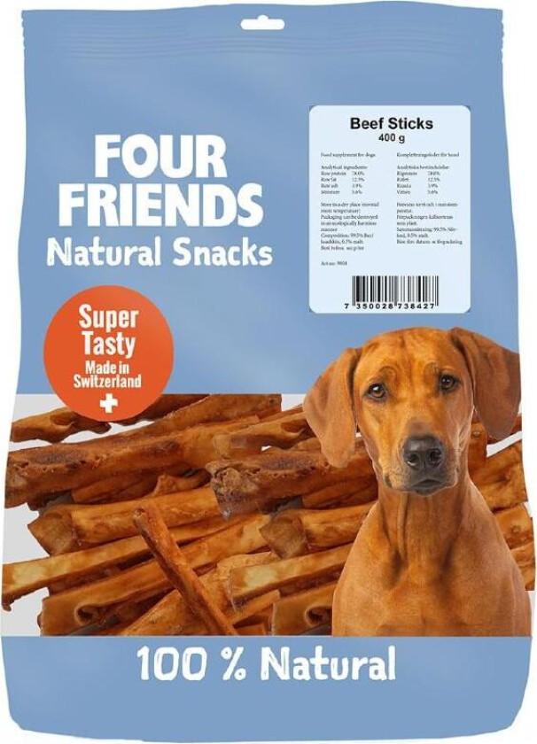 FourFriends Dog Natural Snacks Beef Stick (400 g)