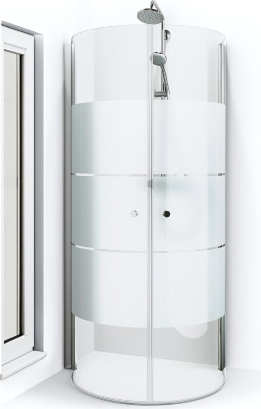 Spirit Dusjhjørne U Krom / 67x90cm Screen Glass