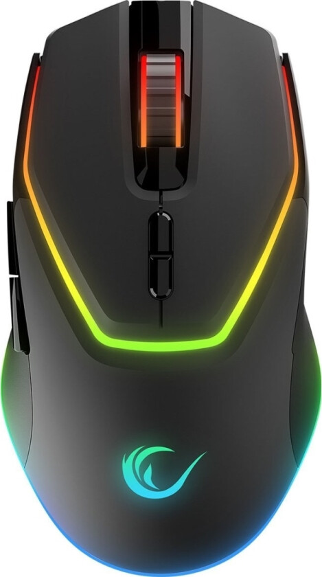 Rampage Rampage Mus Vortex Trådløs Gamingmus Rgb Usb Optisk Sensor Svart
