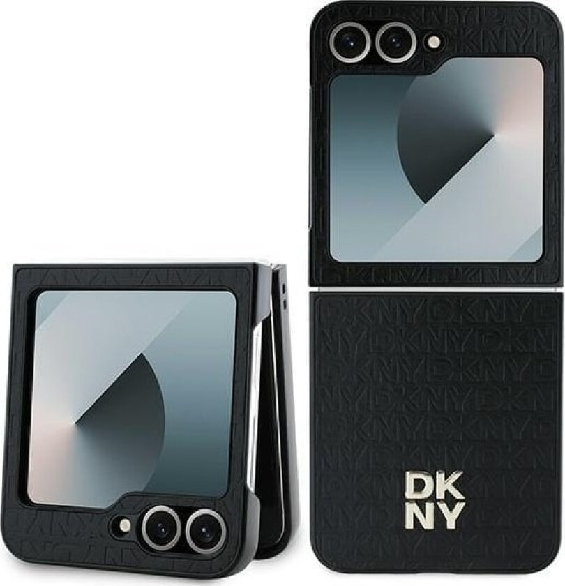 Dkny Dkny Dkhczf6pshrpsk Z Flip6 F741 Czarny/Svart Repeat Pattern Stack Logo
