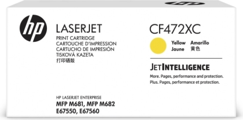 Hp 657X Ylw Contract Lj Toner Cartridge, 23000 Sider, Gult, 1 Stykker