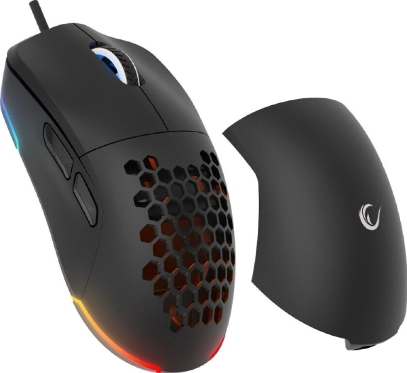 Rampage Rampage Blink Gaming Mus Usb Rgb Optisk Sensor Rgb Black 12800 Dpi