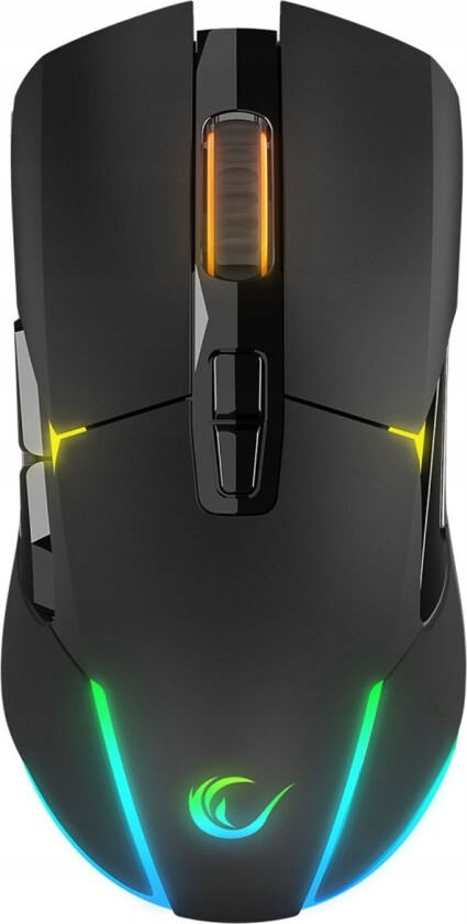 Rampage Rampage Mus Nova M4 Trådløs Gamingmus Rgb Usb Optisk Sensor Svart