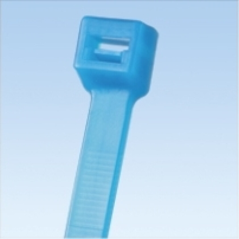 Cable Tie, 4.0"L (102Mm), Miniature, Tefzel, Aqua, 100Pc, 10,2 Cm