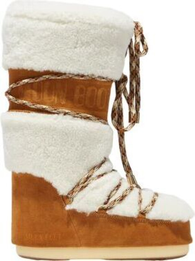 Moon Boot Icon Shearling - Whisky/Off White 39/41
