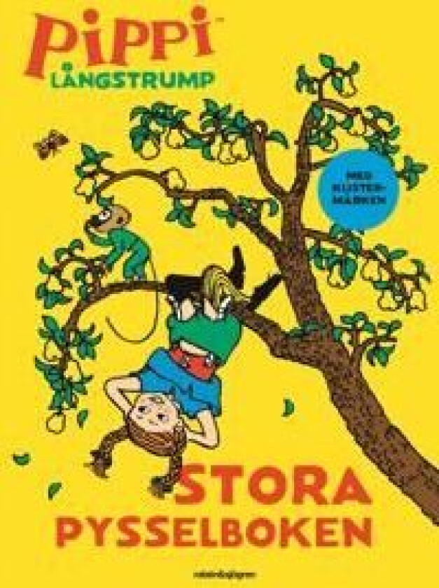 Pippi Långstrump - Stora pysselboken : med klistermärken