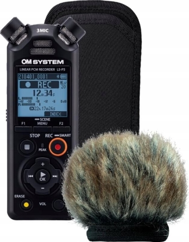 Dyktafon Olympus Om System Audio Recorder Ls-P5 Wind Protection Kit