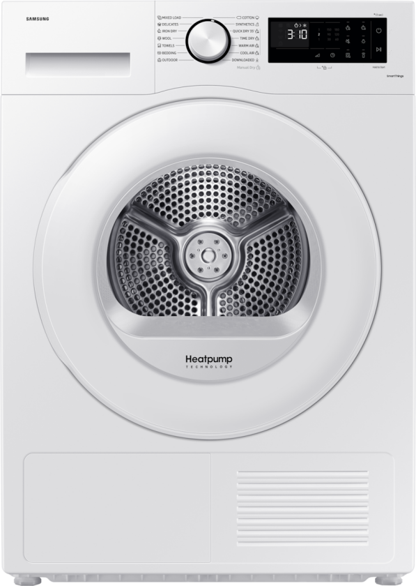 Tørketrommel DV80CGC0B0TEEE Optimal Dry 8 kg, White