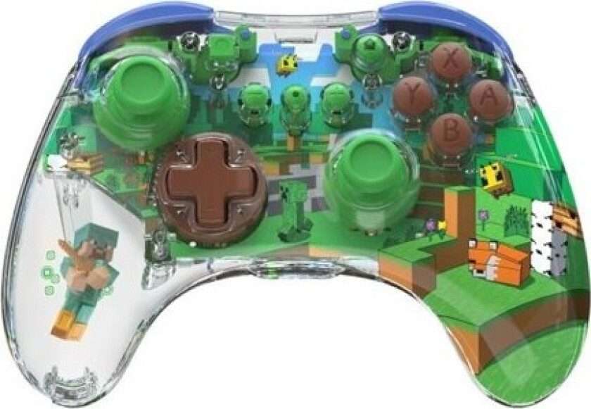 REALMz - Pro Minecraft Steve - Forest - Controller - Nintendo Switch