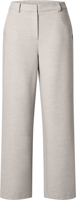 Selected Femme Rita Hw Extra Wide Bukse - Dove Melange