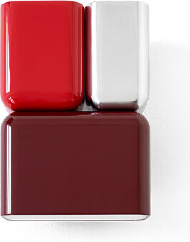 - Tabata LN10 Vegglampe Dark Burgundy/Vermilion Red