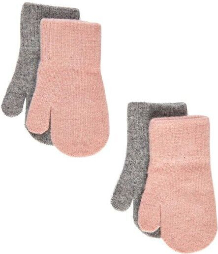 Celavi 2-pack ullvanter til småbarn, misty rose