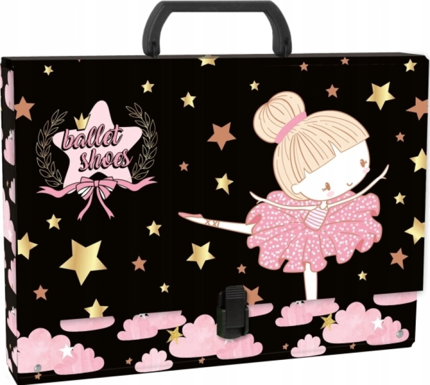 Pennal Hard Mappe Med Håndtak A4 Ballerina 12