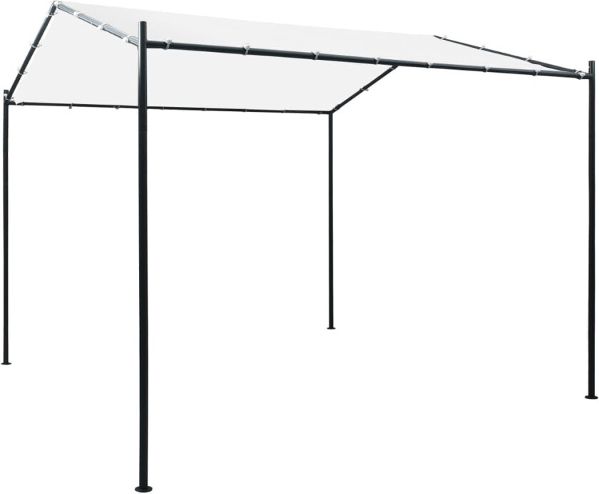 Paviljong 3x3x2,6 m hvit 180 g/m²