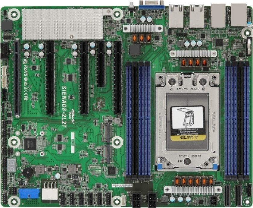 Asrock Hovedkort Sienad8-2L2t Atx Sokkel Sp6 Enkel