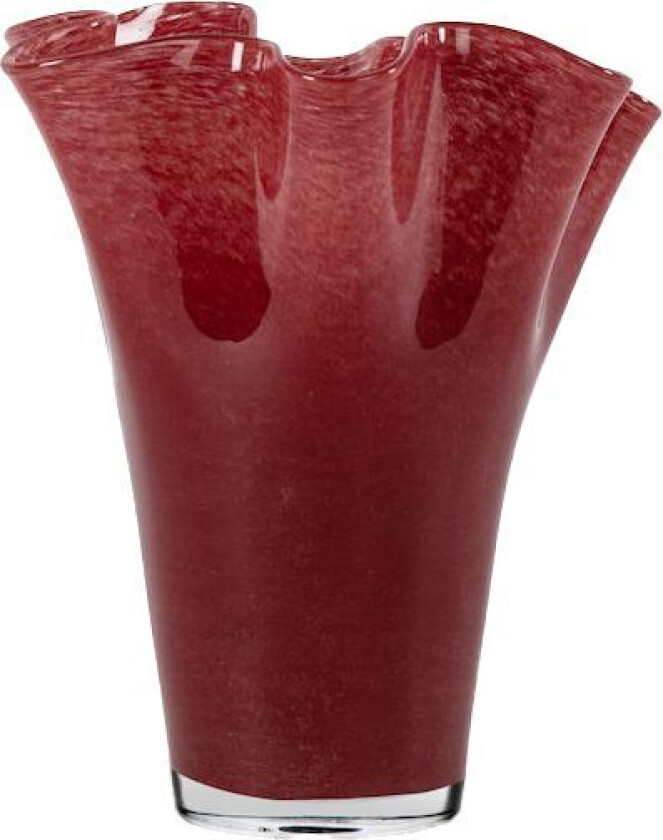 Viva vase stor 24,5 cm Vinrød