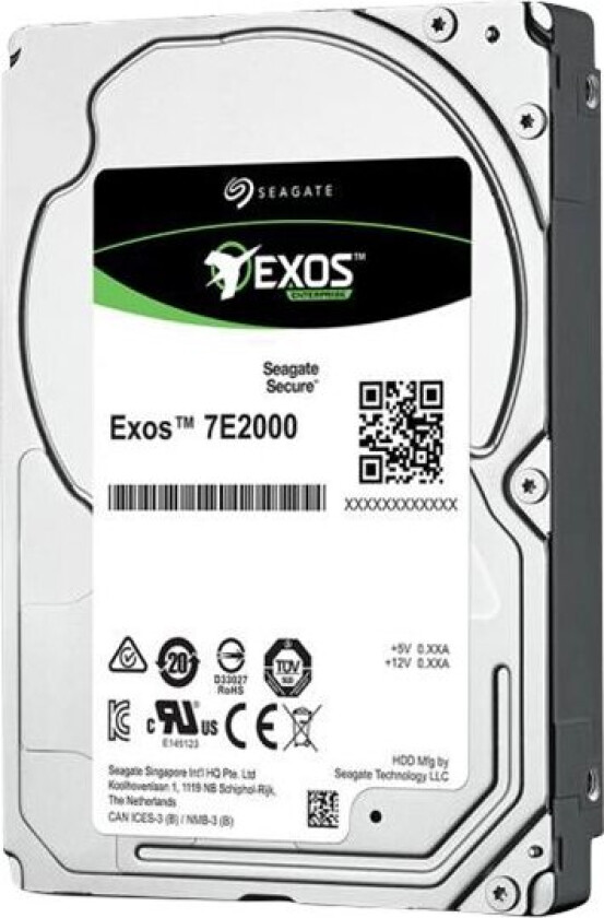 Exos 7E2000 St1000nx0313 - Harddisk - 1 Tb - Intern - 2.5" Sff - Sata 6Gb/S - Nearline - 7200 Rpm - Buffer: 128 Mb