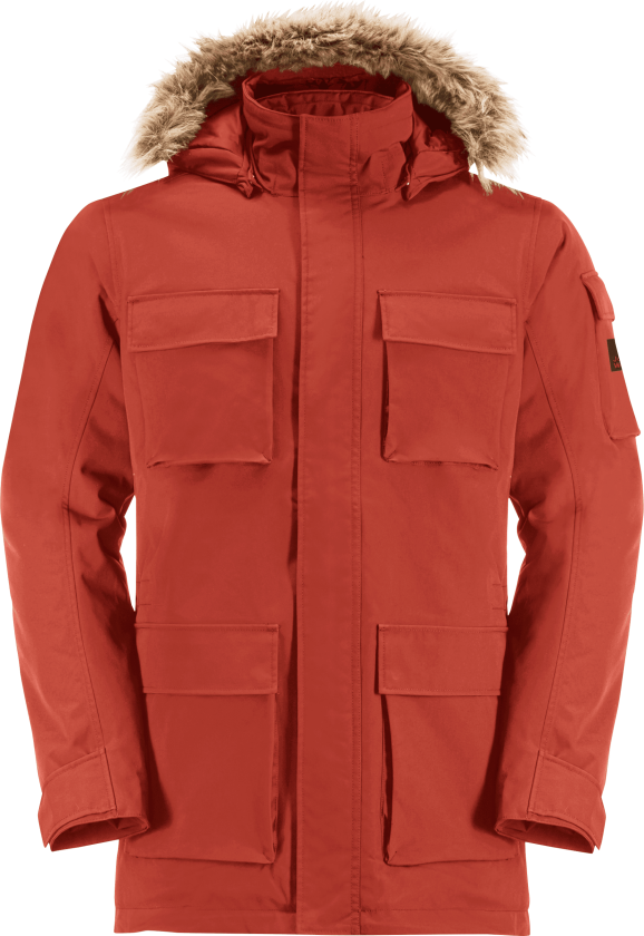 Men's Glacier Canyon Parka Intense Rust L