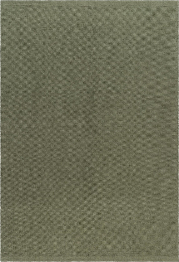Fujiko Bomullsteppe 140x200 cm - Mørk grønn