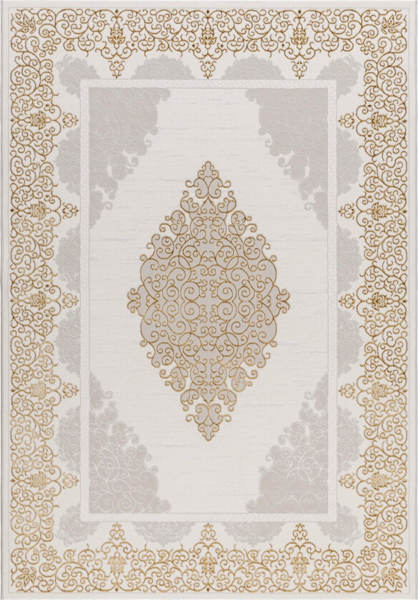 Kanchi Wiltonteppe 300x400 cm - Beige/Gull