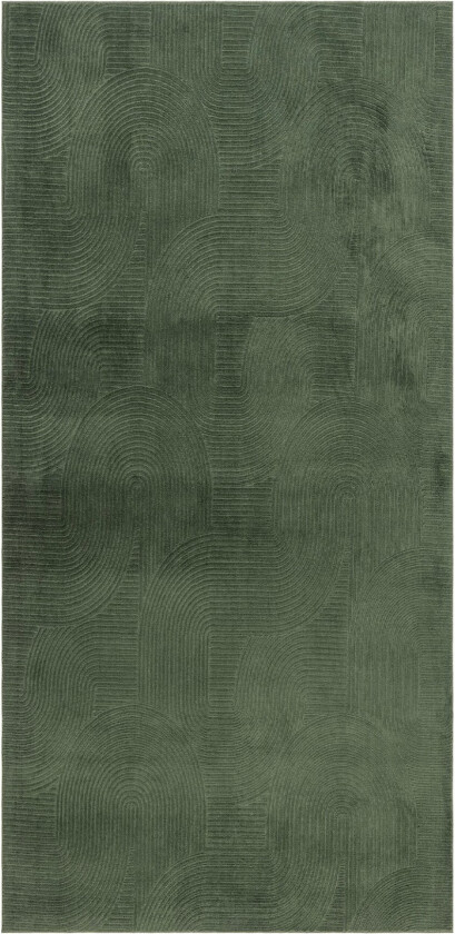 Dolat Wiltonteppe 80x250 cm - Smaragdgrønn