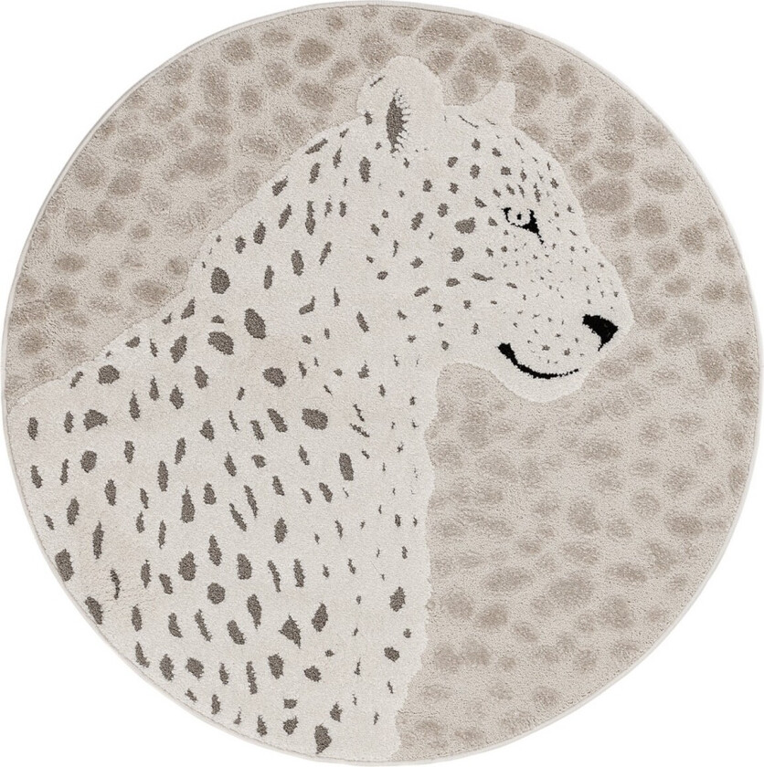 Fubuki Barneteppe Rund 120 cm - Krem